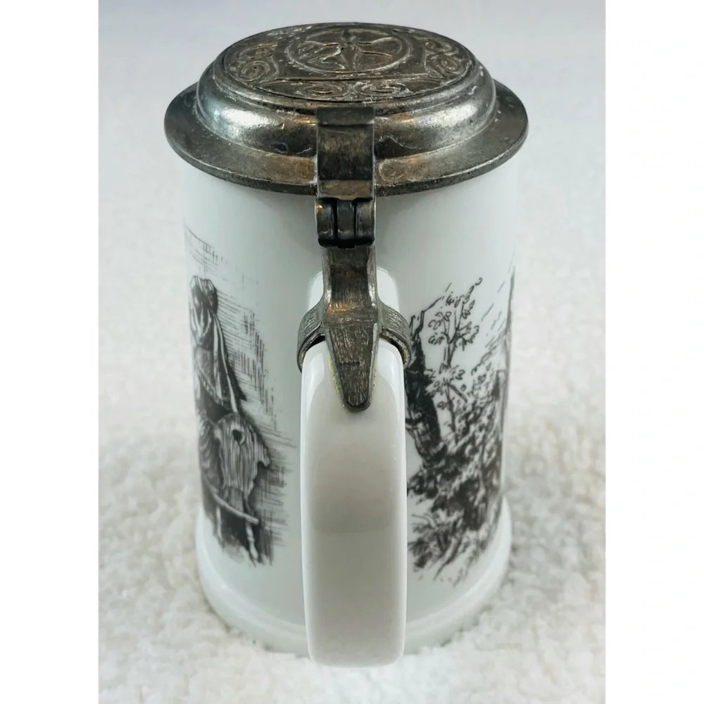 (VTG) German Beer Stein Lidded Mug